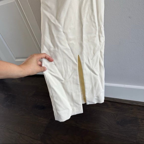 NWT Alexis Rohani Halter Jumpsuit New Size medium. Elegant Cream Jumpsuit - Picture 6 of 11